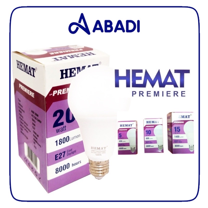 LED HEMAT PREMIER 5WATT / 10W / 15 W / 20W