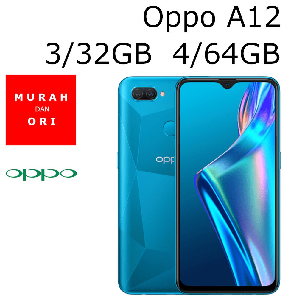 Oppo A12 3/32GB 4/64GB | Shopee Indonesia