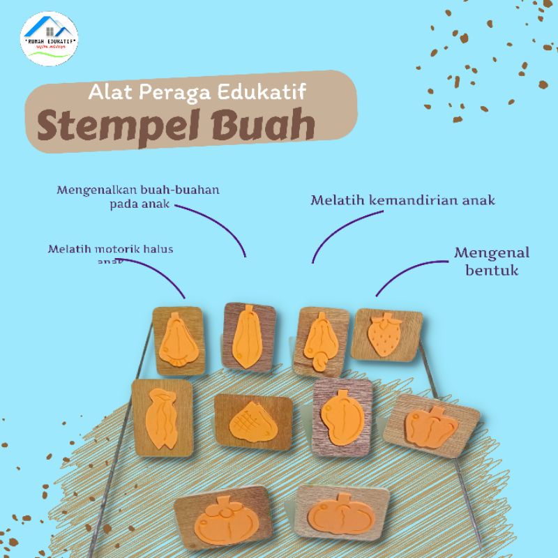 

Alat Peraga Edukatif~ Stempel Buah