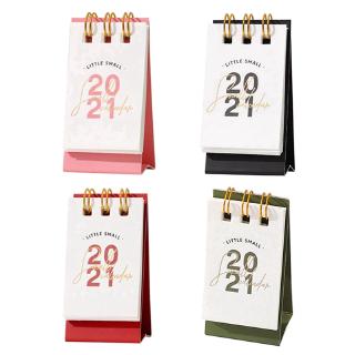 Qingqing Kalender Meja Tahun 2021 Mini Simple  Kreatif 