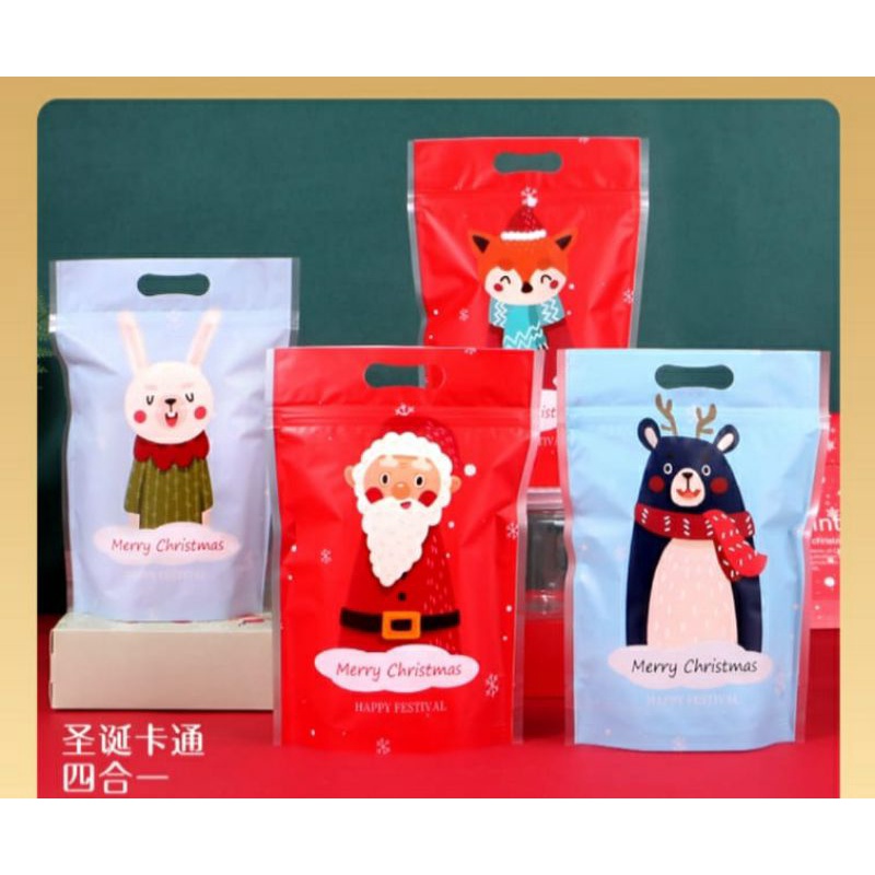 

Goodie Bag Tas Plastik Kado Hadiah Tentengan xmas Chrismast Edition