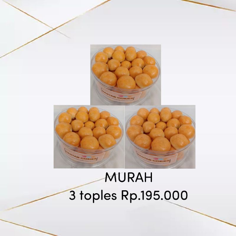 

MURAH NASTAR COOKIES Selai Nenas,3 toples /700gr