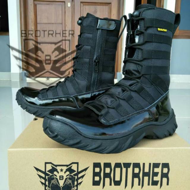 SEPATU PDL BROTRHER GEN 2 KOMANDO KILAP SEPATU PDL TNI POLRI SECURITY SATPAM SEPATU BOOTS PRIA KULIT