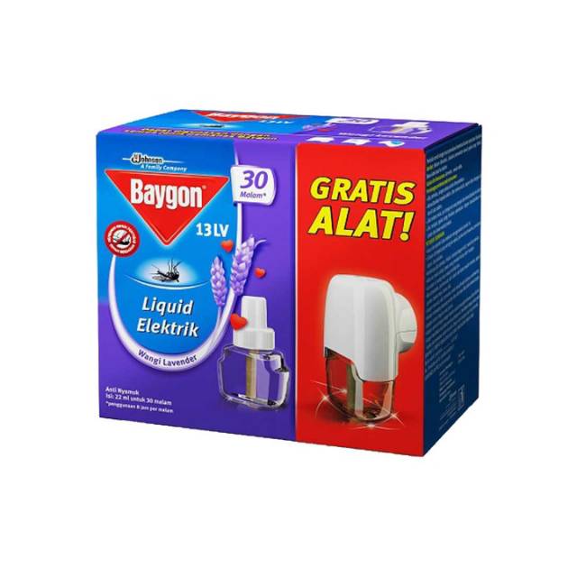 Baygon Liquid Elektrik + Alat 22Ml