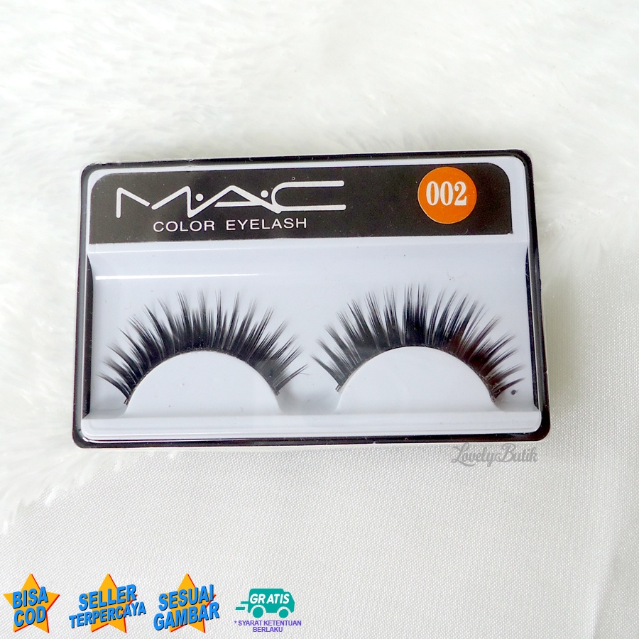 Lovelybutik - Bulu Mata Palsu Natural Lentik Tebal Eyelashes Lentik dan Lembut No 002 Natural