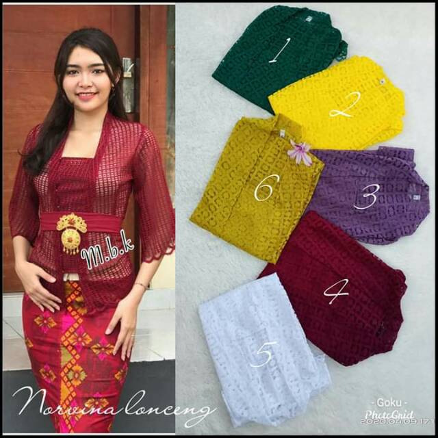 Kebaya bali.model lonceng