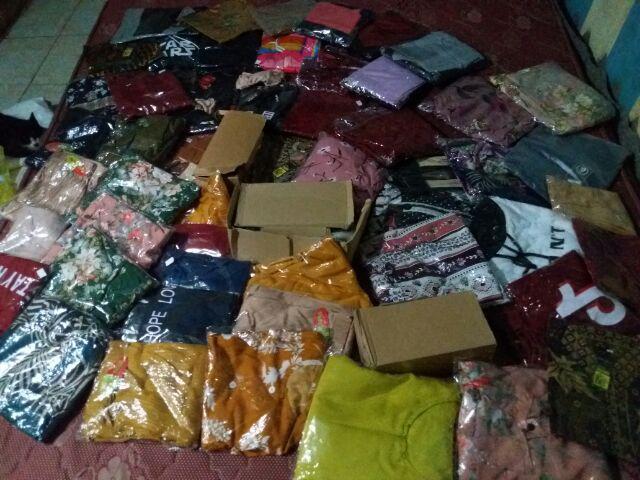 Kemeja Batik Lengan Panjang Sogan Halus Garuda Megamendung Cendrawasih Wayang Sawunggaling
