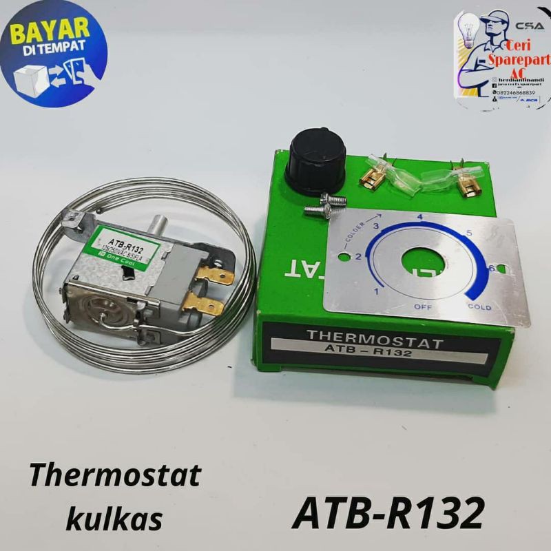 Jual Thermostat ATB 132 1 Pintu Thermostat Kulkas Pengatur Suhu ...