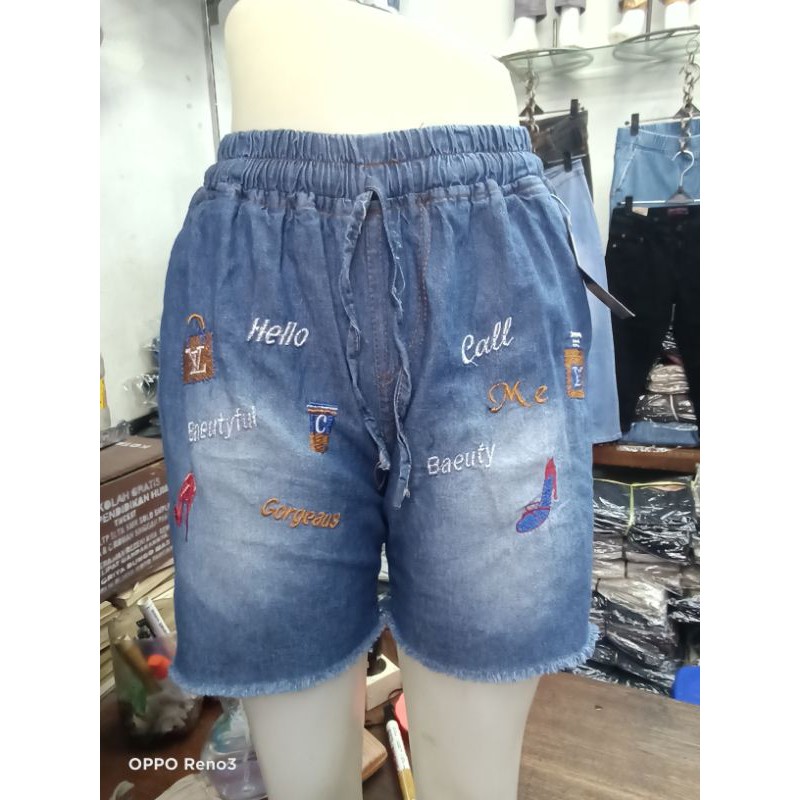 Celana Pendek Jeans Wanita Hot Pants Rawis Santai