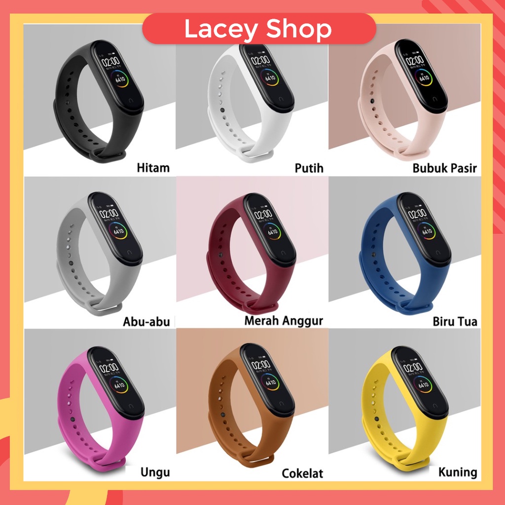 Tali Strap Jam Tangan Pintar Gelang Xiaomi Mi Band 3/4