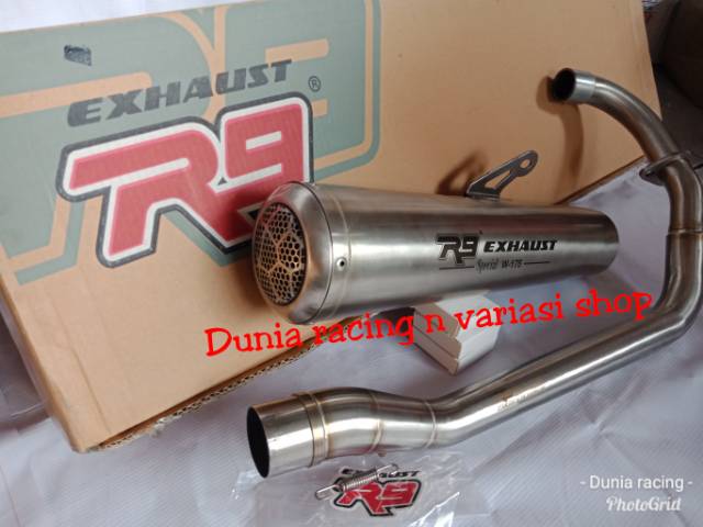 Knalpot R9 Retro kawasaki W175 kawasaki W 175 asli dan original R9