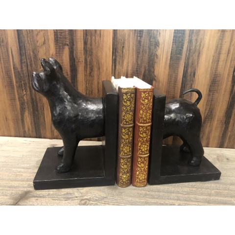 

LEATHER BOOKEND BULLDOG 14 CM X 33 CM X 23 CM / PEMJEPIT BUKU