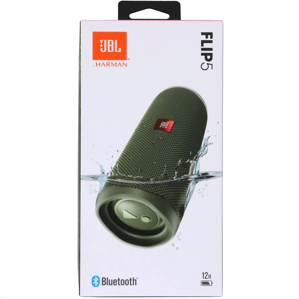 JBL Flip 5 Waterproof Portable Bluetooth Speaker - ORIGINAL-Green