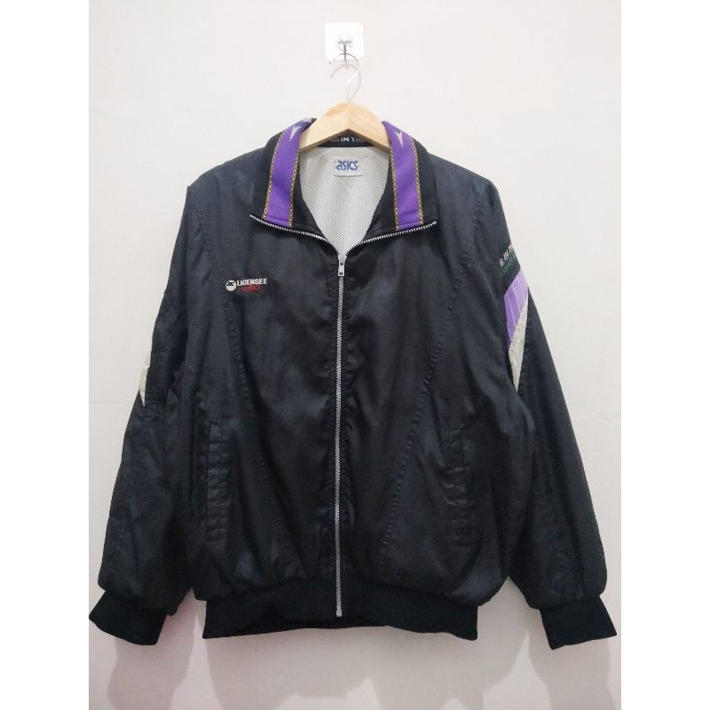 Preloved Thrift Jaket Vintage Oversize ASICS Sport