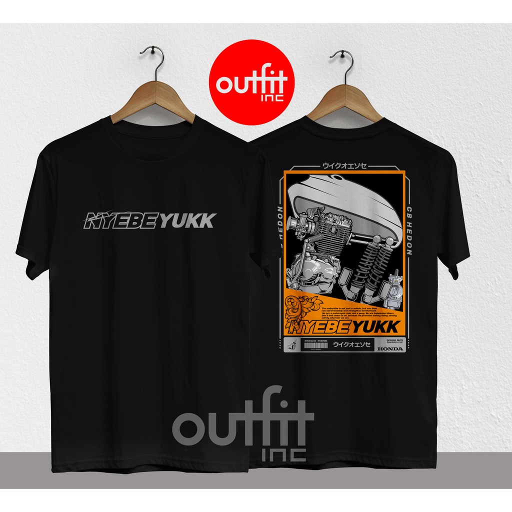 KAOS CB HEDON NYEBEYUKK CB GL MP TIGER TERLARIS - OUTFIT