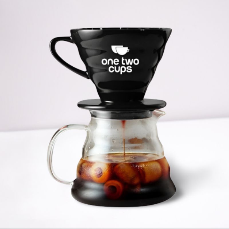 Jual Set Coffee Maker Dripper Alat Saring Kopi V60 Dan Drip Kettle Teko