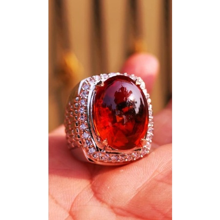 Natural madeira citrine + memo