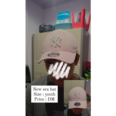 topi new era (pink)