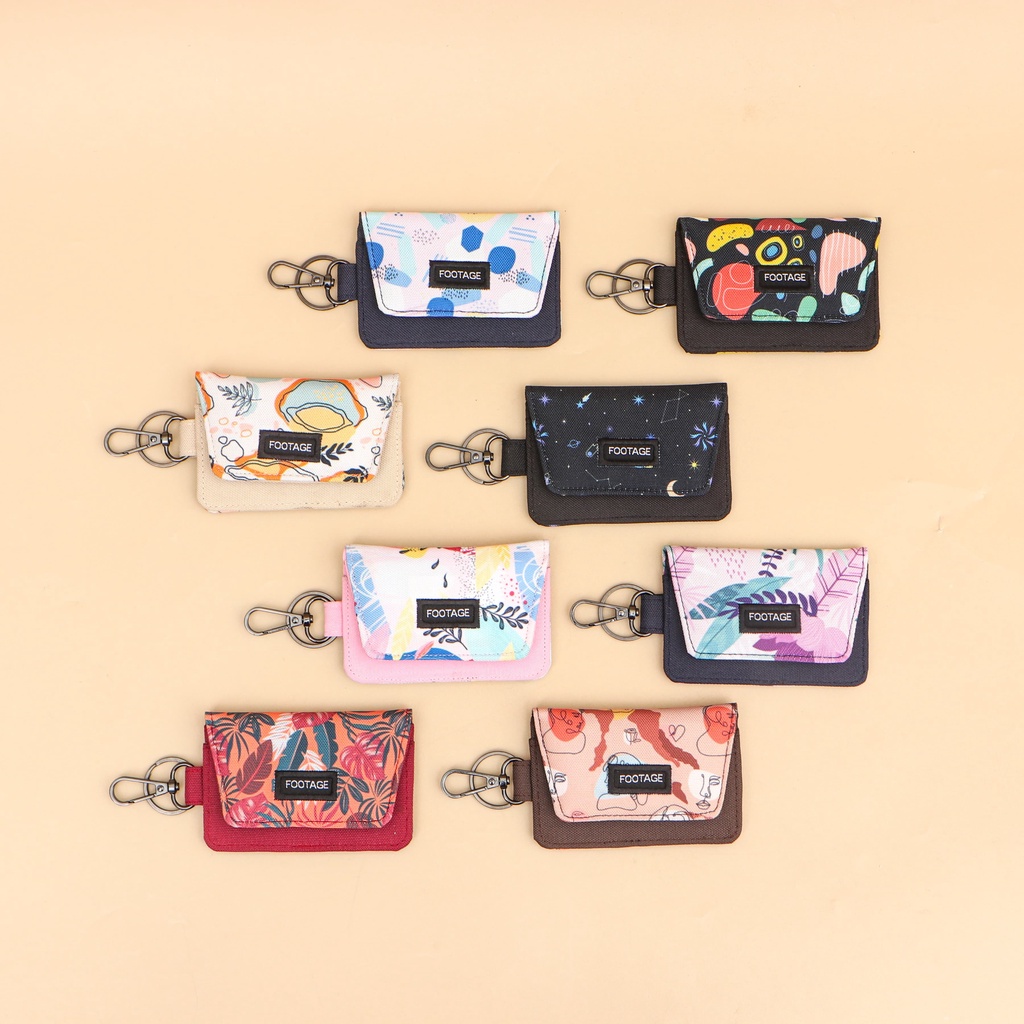 Gantungan Kunci Motor Mobil Dompet STNK E-TOLL SIM Motif Keychain Premium Footage GK-03 Februari Series