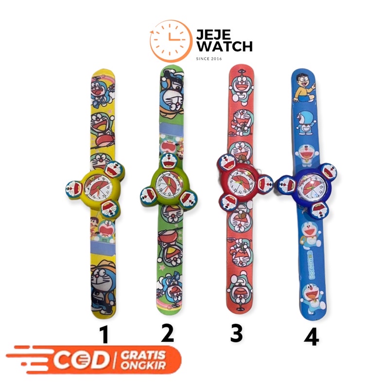 Jam tangan anak ceplok spinner karakter cowok