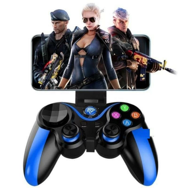 Gamepad Stik Bluetooth Controller For Android ,Smart TV, PC PS3 Joystick VA-013 With Holder