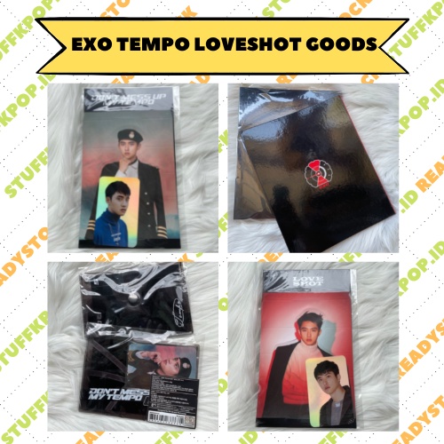 [stuffkpop.id] [READY STOCK] EXO TEMPO LOVESHOT GOODS (PASSPORT WALLET TEMPO) XIUMIN, SUHO, LAY, BAE