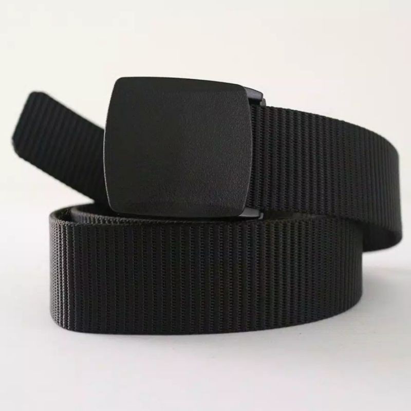 GROSIR GESPER IKAT PINGGANG CANVAS TACTICAL BELT ANTI METAL DETECTOR ANTI XRAY