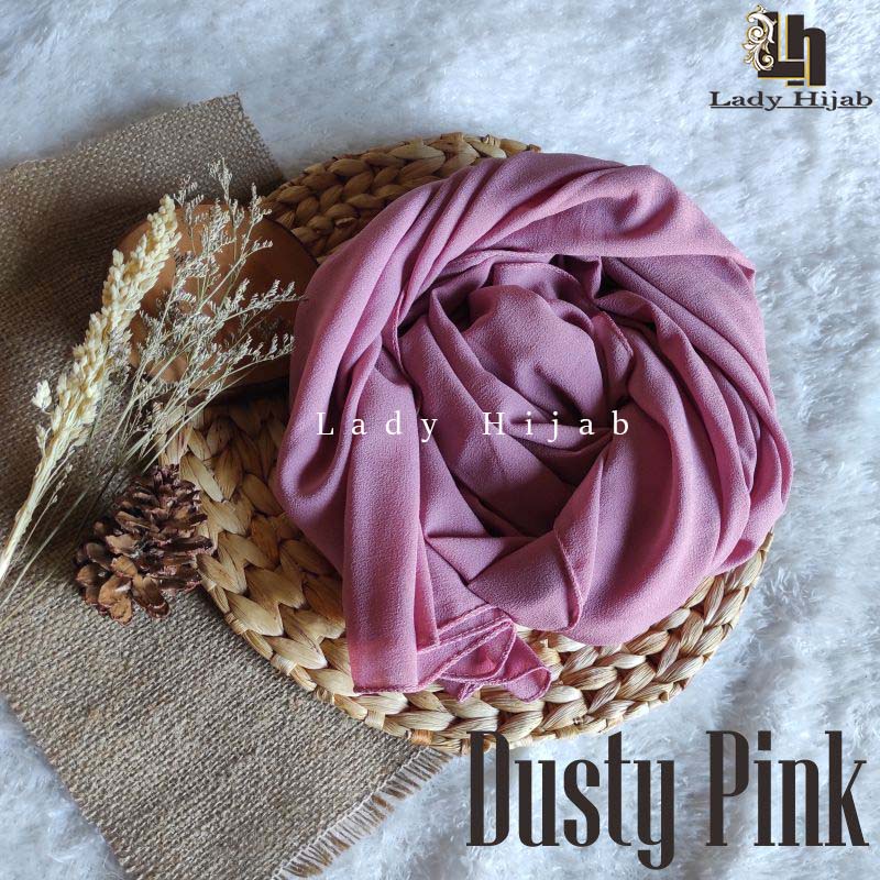 Pashmina Diamond Sabyan 175 x 75 Lebih Panjang Pashmina Diamond 175 x 75 HIJAB PASMINA MALAYSYE-DUSTY PINK