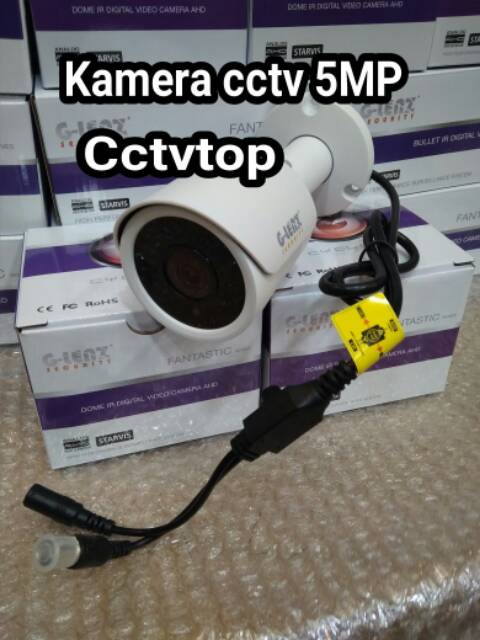 PAKET CCTV 8 CHANEL 5 MP BRAND GLENZ 4K /FORGE HASIL DI JAMIN BERCERMIN GAN