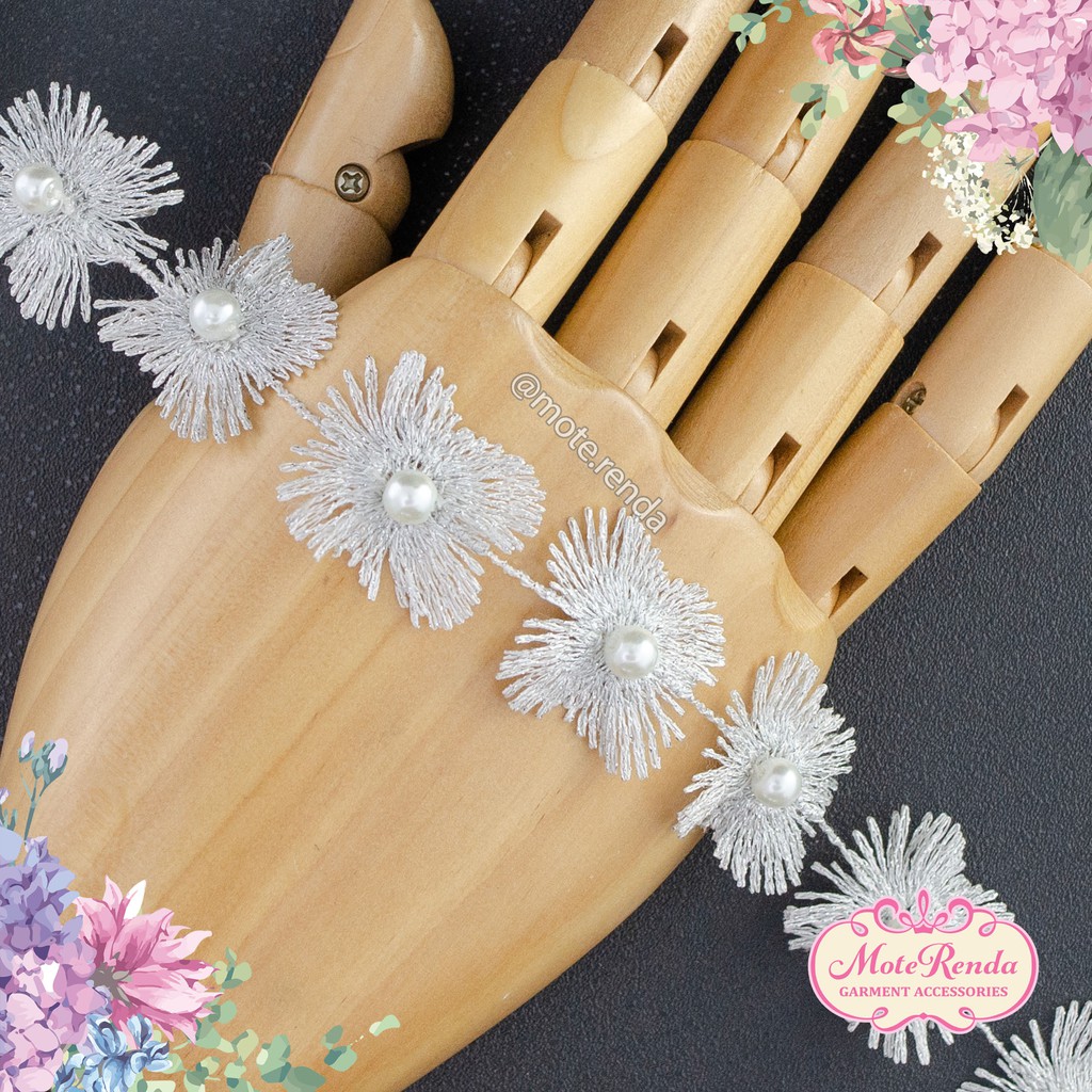 Renda variasi, lebar 2.5cm (harga per 50cm) kode 5AKB25