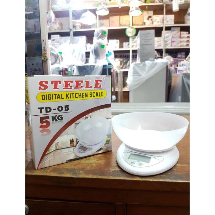 Sale Timbangan Dapur Digital / Digital Kitchen Scale 5Kg Steele Td-05 - Paling Diminati