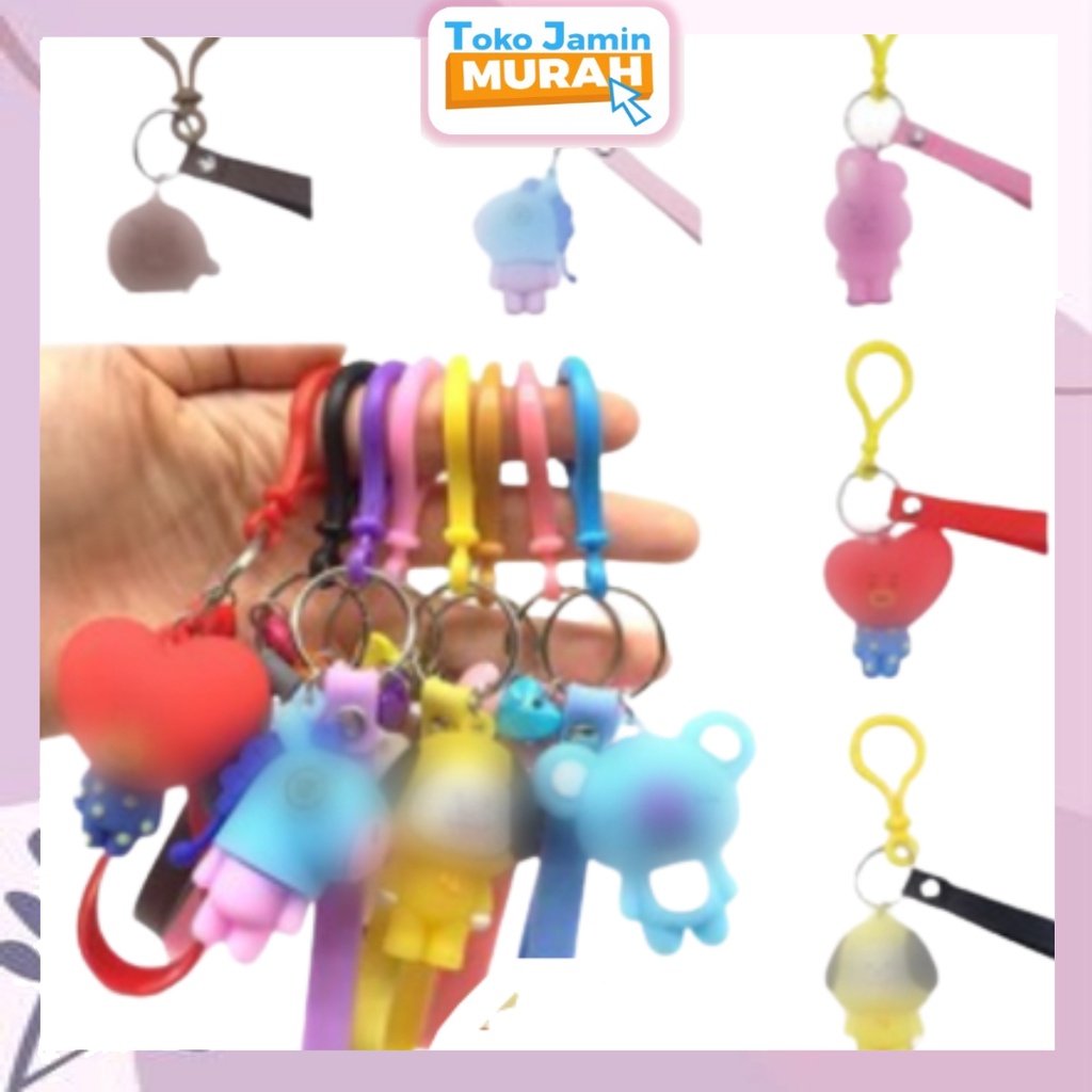 TJM GK236 Gantungan Kunci Cute Boneka Keychain Cartoon Gantungan Kunci Aksesoris