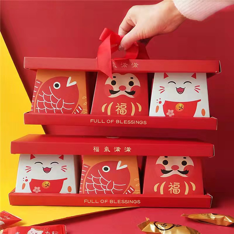 

Packaging Hampers Sincia Kotak Imlek CNY Box Dus Kue Kering Cookie 3n1