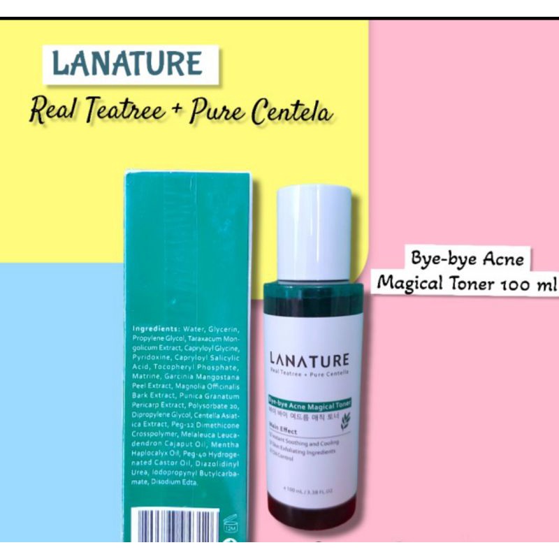 cantiqu// LANATURE Bye bye Acne Magical toner