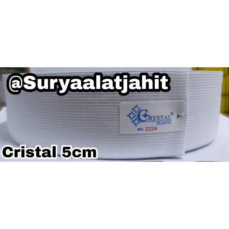 Karet Crystal 2in (5cm) CR 222A Putih =rp.37.500/1pcs