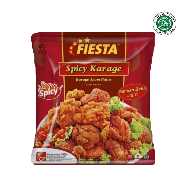 Fiesta Spicy Karage 500gr, Olahan Ayam Halal