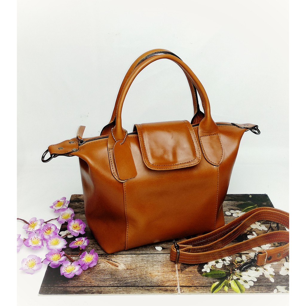Tas Kulit Garut Tas Selempang Wanita Tas Kulit Sapi Pull Up