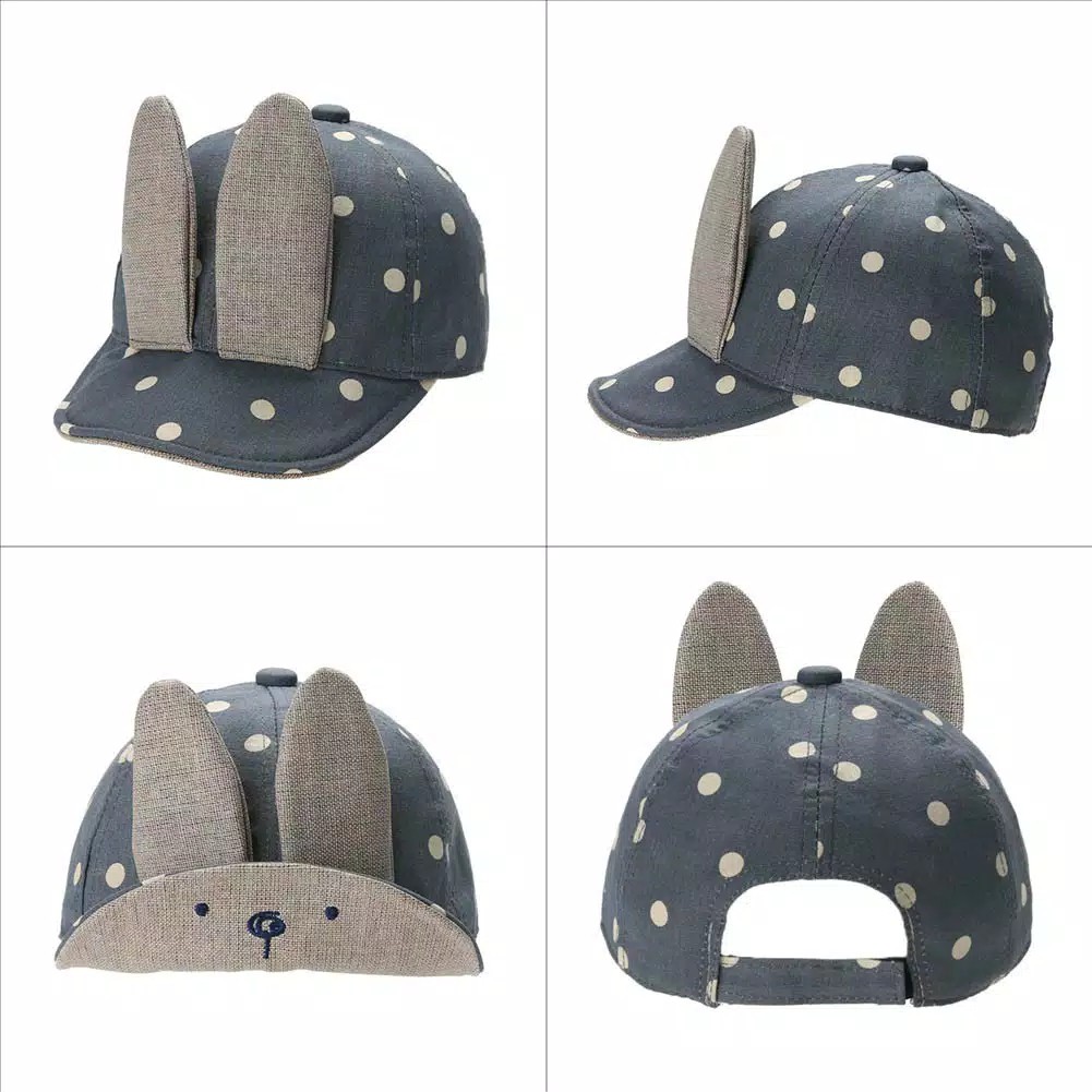 Topi Anak Model Telinga Kelinci Rabbit Ear Hat baseball cap