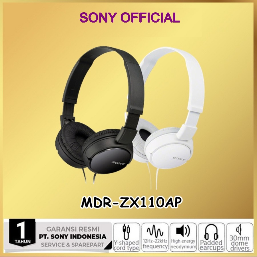 Sony Headphones MDR ZX110 AP / MDR-ZX110AP Headset Sony