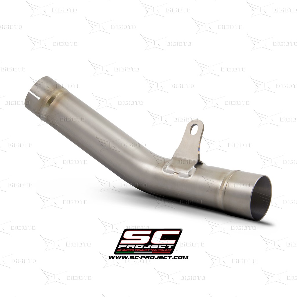 SC Project Mid Pipe / Link Pipe Knalpot Kawasaki ZX-6R 636 Titanium