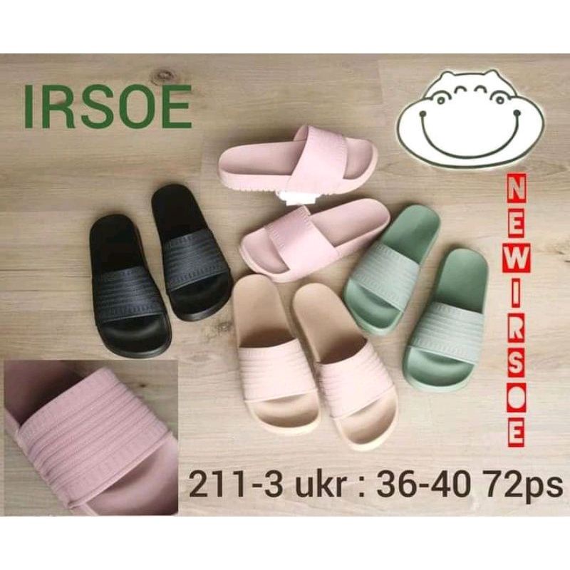 SANDAL SLOP WANITA MODEL SLOP RAJUT Irsoe  terlaris