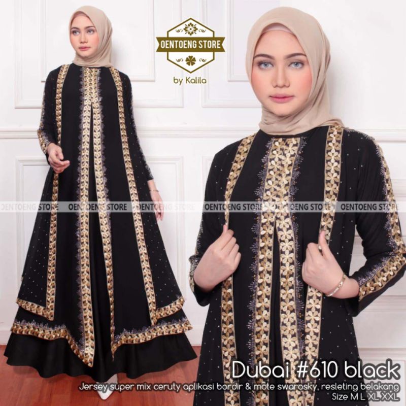 Gamis turkey # Abaya # Dubai 610 original oentoeng store