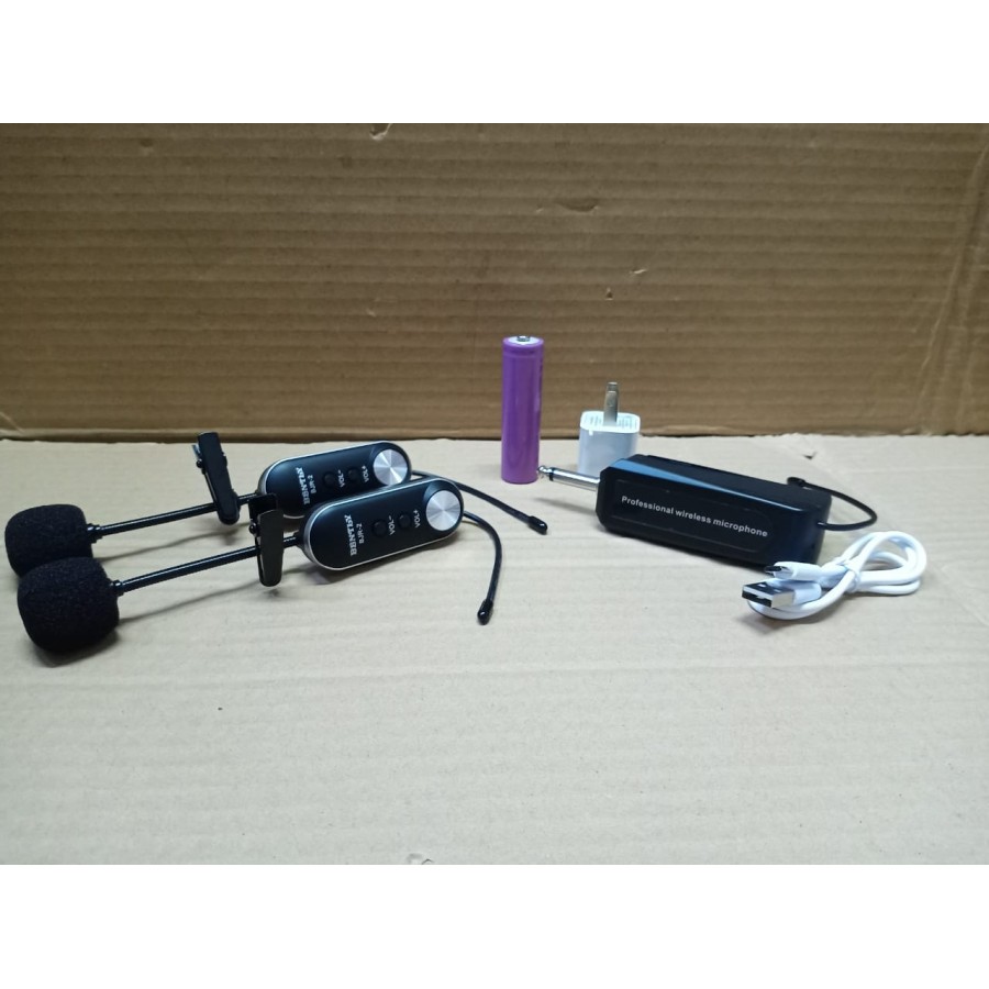 MIC WIRELESS CLIP ON BENTLY BJR-2 MIC JEPIT SEPASANG BENTLY BJR 2