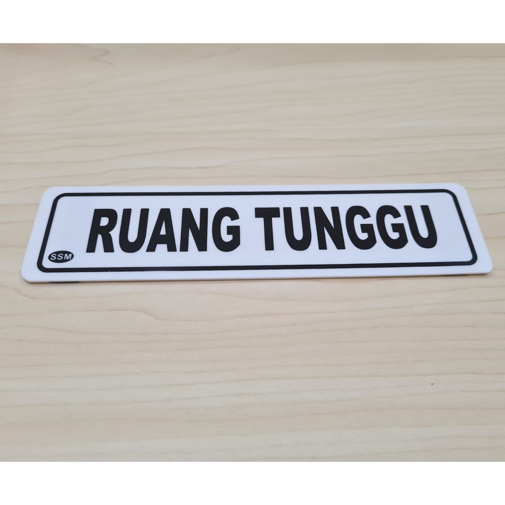 

Sign Board Akrilik KECIL RUANG TUNGGU