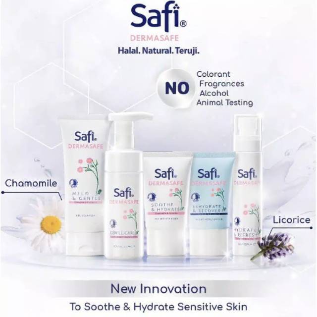 SAFI Dermasafe Series (Gel Cleanser/ Mousse Cleanser/ Night &amp; Day Moisturiser/ Booster Mist)