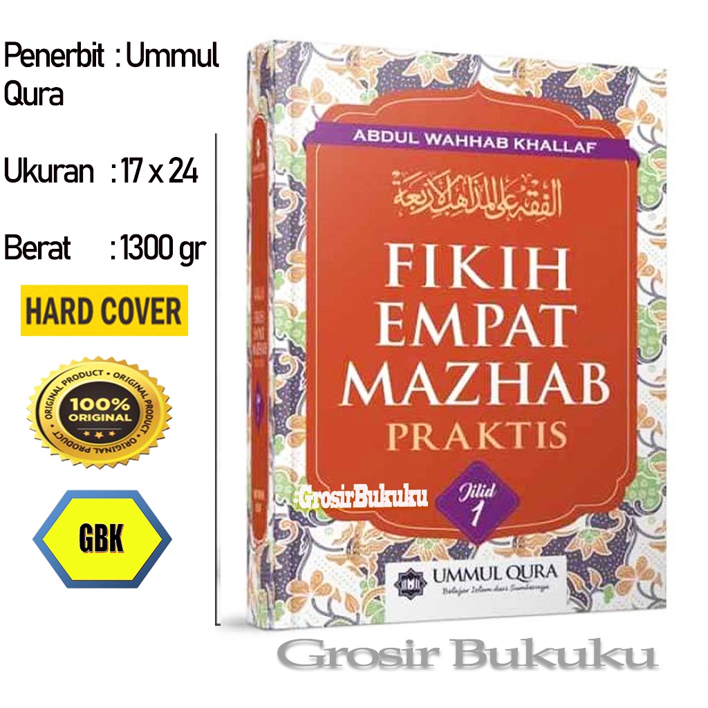 Buku Fikih Empat Mazhab Praktis Jilid 1 – Ummul Qura