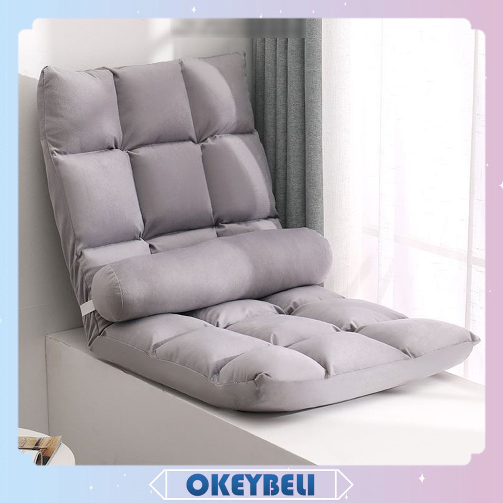 OKEYBELI Lazy Sofa  Bonus Bantal Gulung Kode 93 Sofa  Lipat  