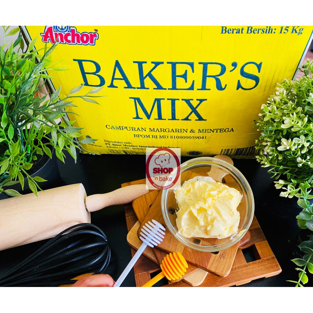 

Mentega Anchor Butter Mix Baker's mix Repack Kiloan 500gr