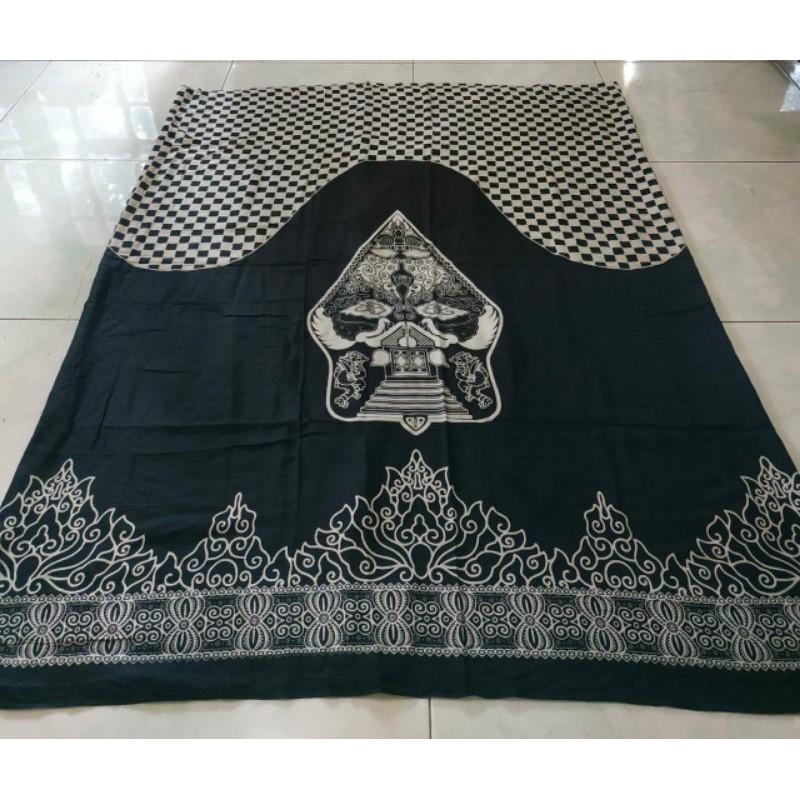 Sarung Santri Pria Dewasa / Sarung Batik Terlaris / Sarung Santri Batik Pria / Motif Gunungan Putih