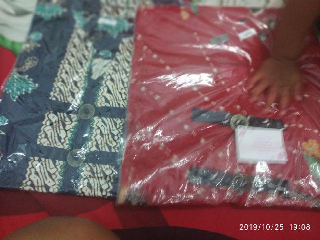 Blouse 208 Abo# Atasan Batik Wanita Kantor Bahan Katun Stretch